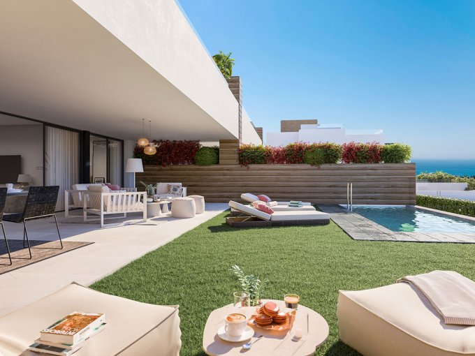 Garden with Plunge Pool Apartment Cabopino