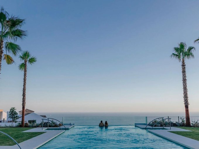 Villas con vistas al mar en Benalmádena