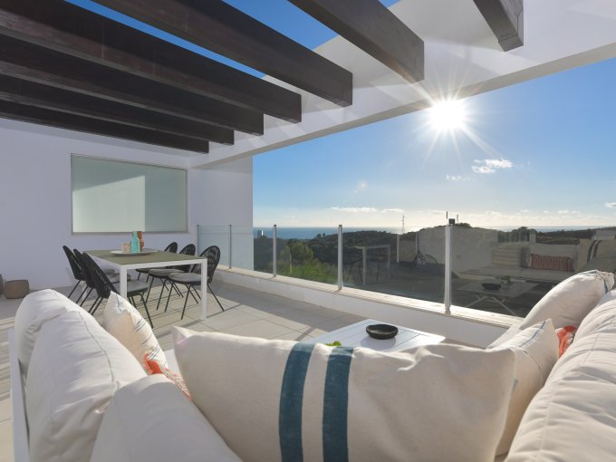 Apartamento terraza vista mar Marbella