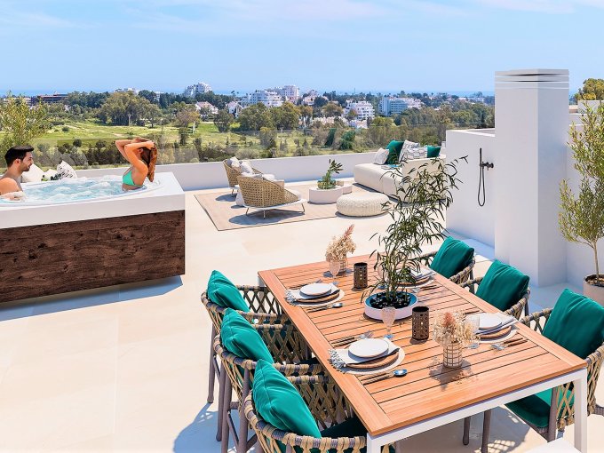Roof Terrace New Build Project for sale in Atalaya