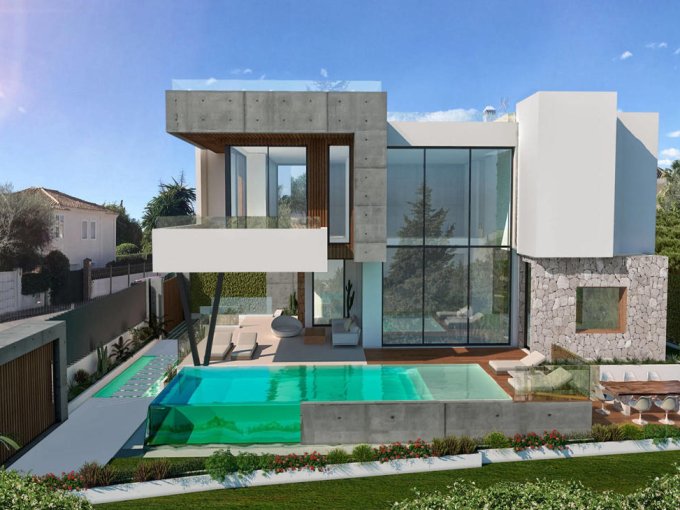 Villa de nueva construcción en venta en Marbella Milla de Oro