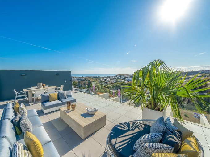 Sea view of a Penthouse on the New Golden Mile