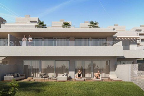 Private garden Contemporary 2 Bedrooms Apartment for Sale