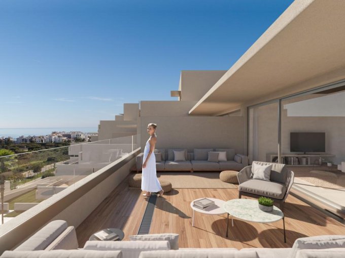 Terrace Contemporary 2 Bedrooms Apartment for Sale