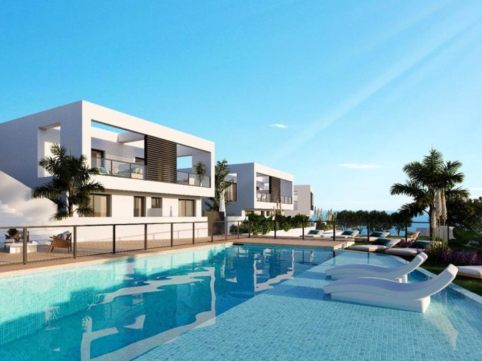 piscina Adosados sobre plano en Mijas en Venta