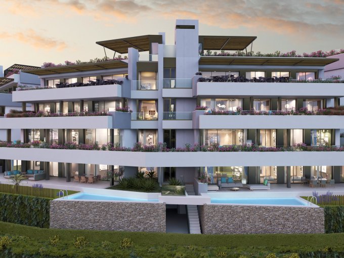 Complejo moderno Apartamentos de Obra Nueva en Benahavis en Venta