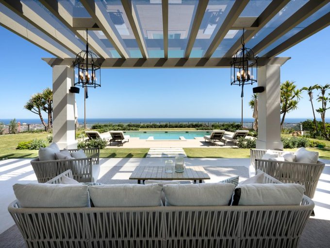 Vista al mar - Impresionante Villa en Venta Monte Halcones, La Quinta