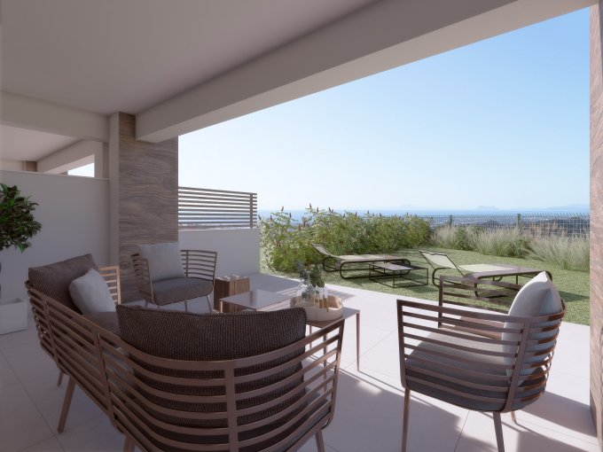 Terraza cubierta Adosados nuevos en Istan en venta
