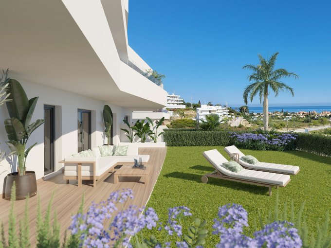 Garden Off Plan Apartments in Estepona for Sale