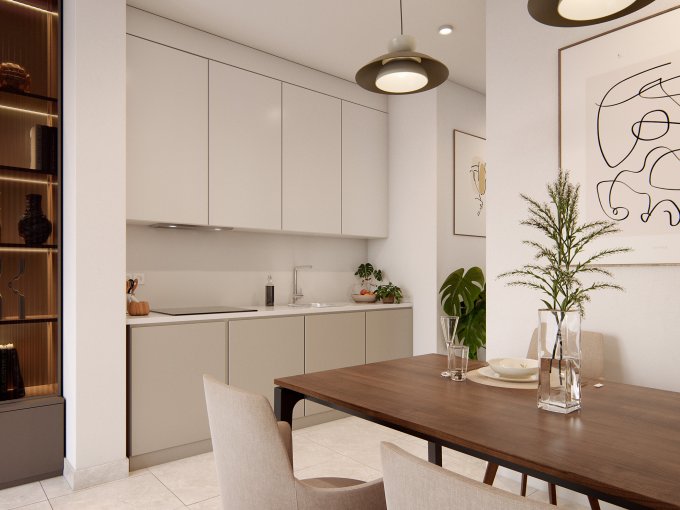 Kitchen New apartments for sale in Fuengirola, Marbella