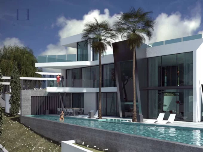 Villa moderna en Los Flamingos en venta