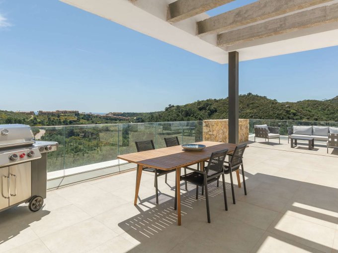 Terrace bbq Brand New Penthouse on the Golden Mile for sale