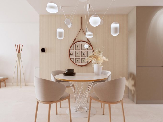 Salón Apartamento de nueva construcción en Estepona Golf en venta