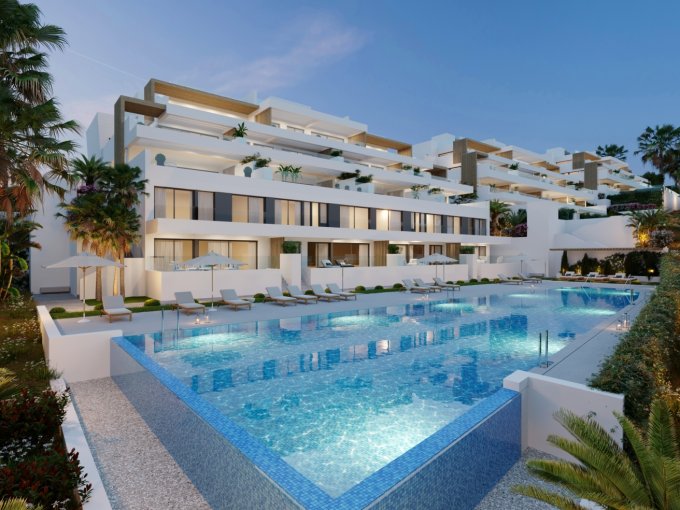Poo area Off Plan Ground Floor Apartment for Sale in Estepona
