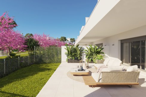 Private garden New Apartment on the New Golden Mile for sale