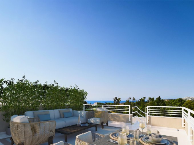 Solarium New Build Apartment at Estepona Golf for sale