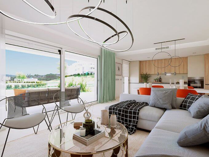 Open space New Apartment at La Cala Golf Resort, Mijas for sale
