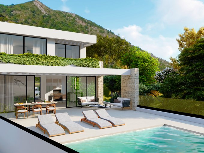 Pool area Contemporary Villa in Buenavista for sale