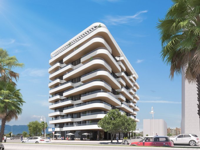 Complejo Nuevo Apartamento en primera línea de mar en Málaga en venta