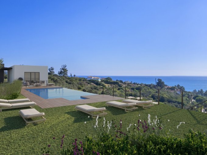 Pool Brand New Semi-detached Houses in Manilva for sale