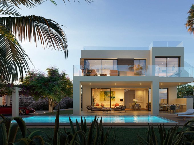 Pool Luxury Villa in Monte Biarritz for sale