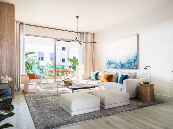 Salon New Apartment in Fuengirola for sale