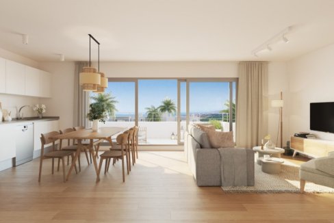 Salon Newly Built Apartment in Estepona for sale