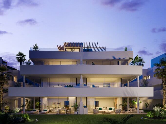 Building Brand New Apartment in Estepona Hills for sale