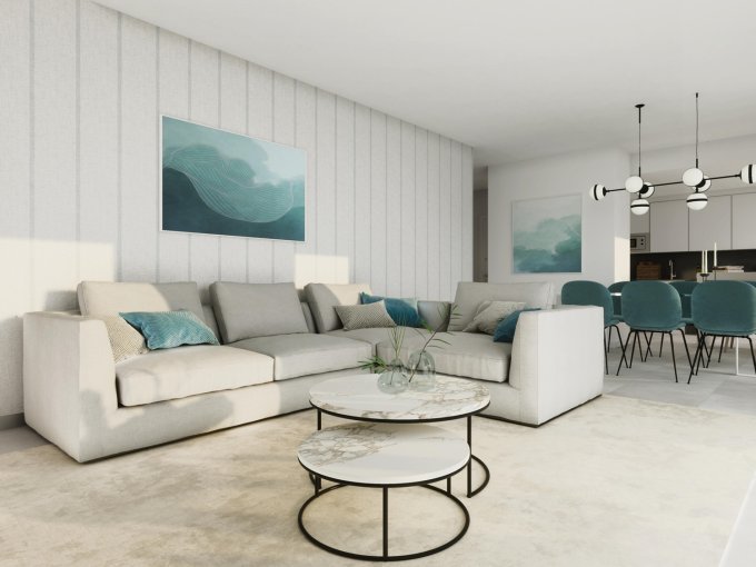 Salon Brand New Apartments in Estepona for sale