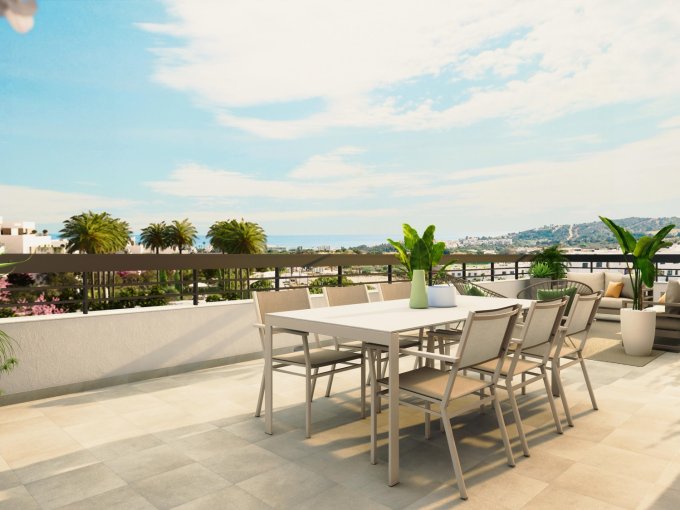 Solarium Brand New Apartments in Estepona for sale