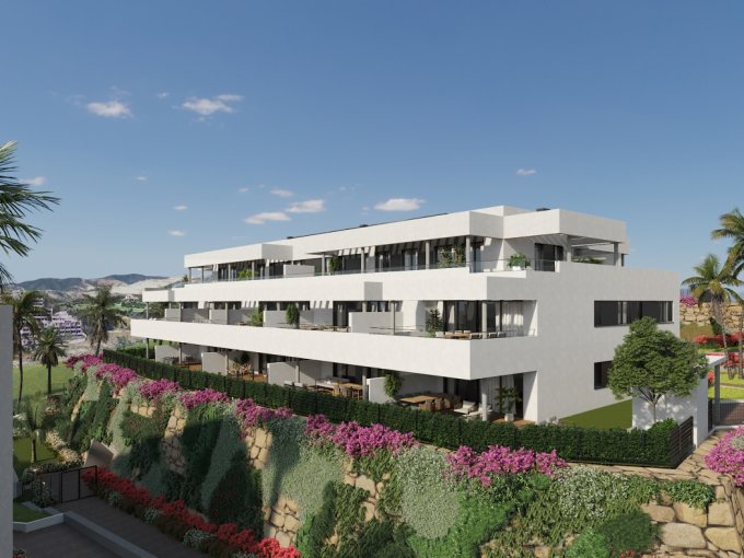 Exterior New Apartments in Casares for sale