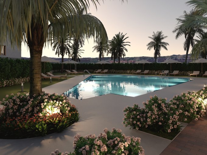 pool New Apartments in Casares for sale