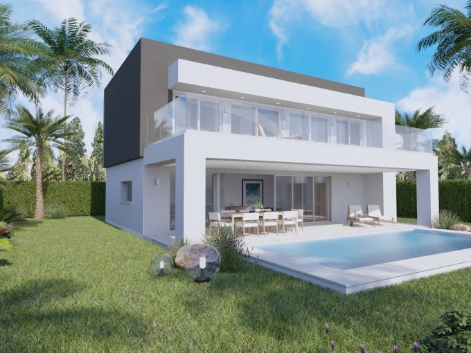 Pool New Villa in Mijas Pueblo for sale