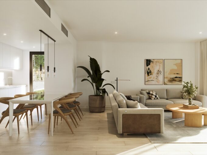 Salon New apartment in Casares for Sale. Property for sale in Marbella.