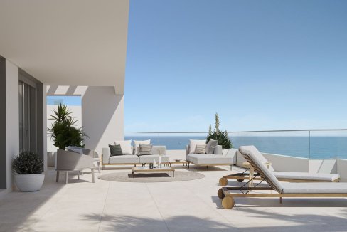 Sea view New Apartment in La Gaspara, Estepona for sale