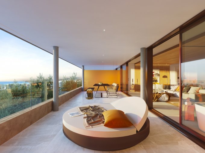 Terrace Amazing New complex El Higueron, Fuengirola for sale