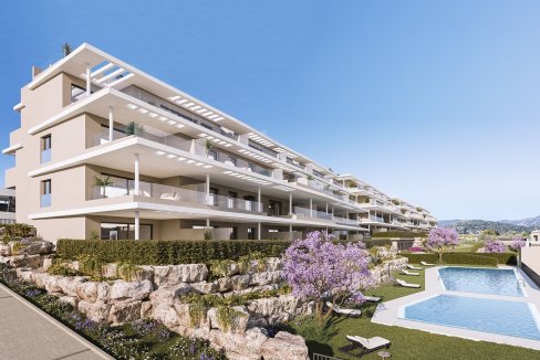 Pool New Apartment in Estepona, Capri for sale