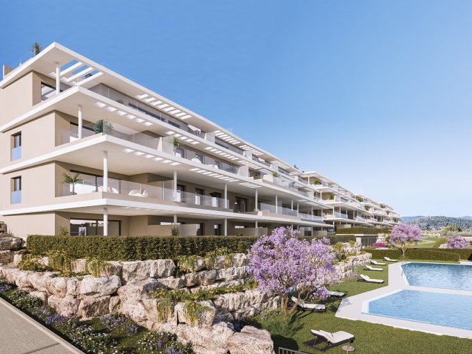 Pool New Apartment in Estepona, Capri for sale
