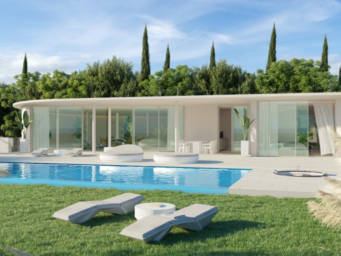 Pool Villa with View of the Fuengirola Bay for sale