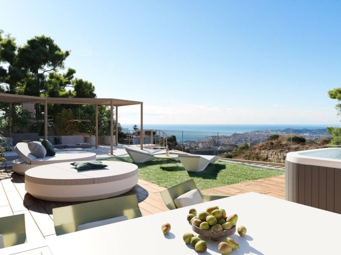Sea view New boutique apartment 16+collection in Fuengirola for sale