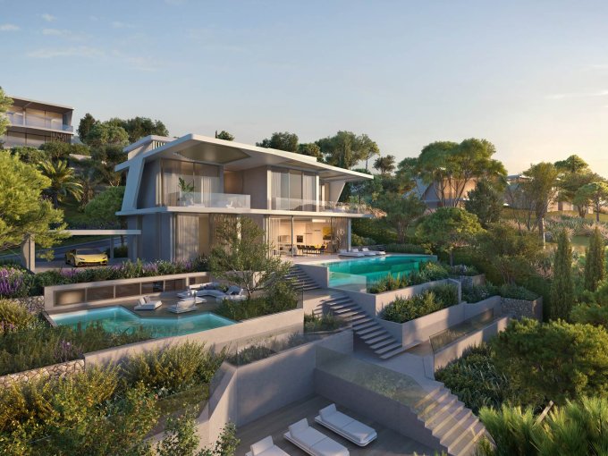 Exterior 4 bed New Built Luxury Villa in Benahavis for sale