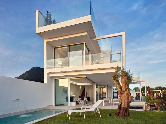 Garden New Unique Design Villas in Marbella for sale