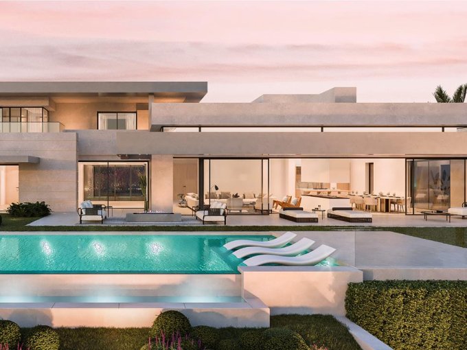 New Modern Villa in Sierra Blanca for sale