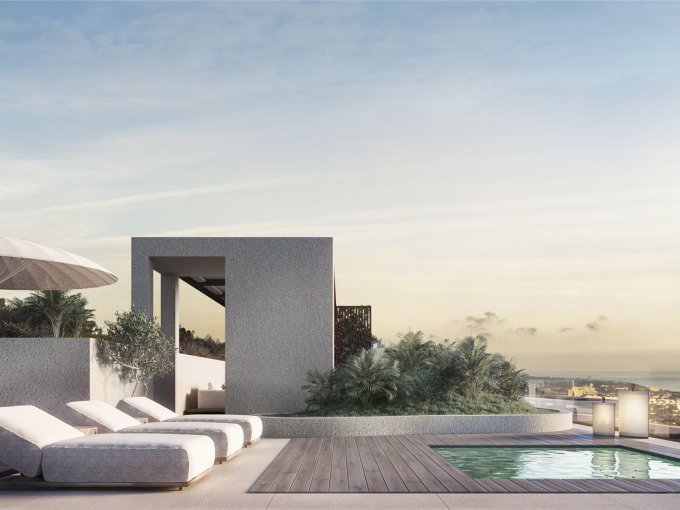 Pool New Villa in Cascada de Camojan, Sierra Blanca for sale