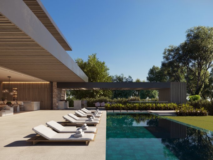 Pool New Project Villa in La Cerquilla for sale