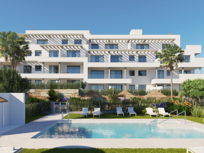 New Garden Apartment in Mijas for sale