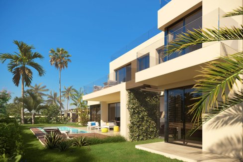 Exterior New Villa in Monte Biarritz for sale