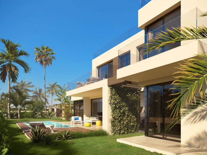 Exterior New Villa in Monte Biarritz for sale