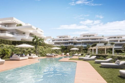 Exterior New Apartment in Estepona, Spain for sale