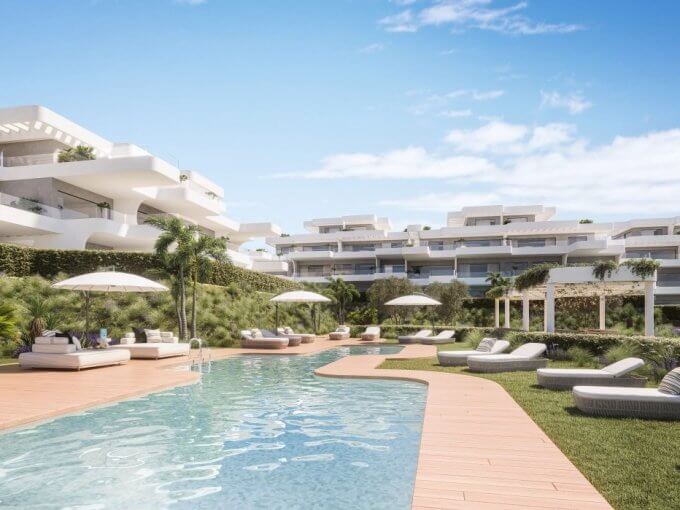 Exteior New Apartment in Estepona, Spain for sale